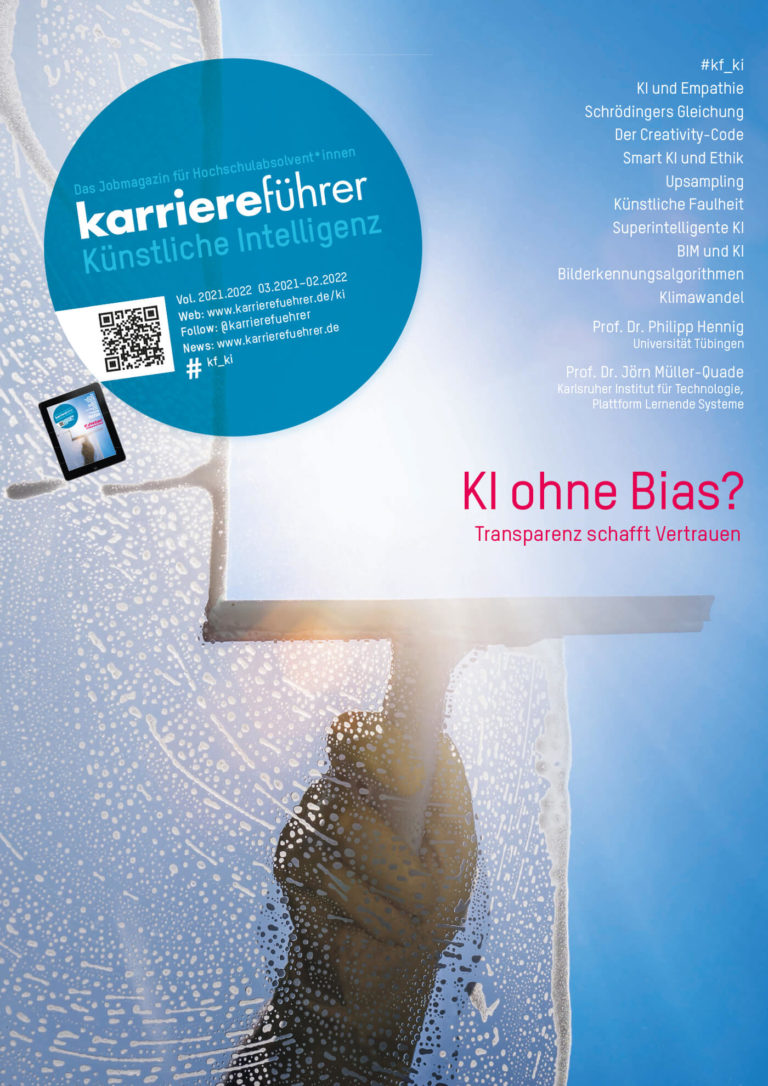 E-Paper karriereführer künstliche intelligenz 2021.2022 – KI ohne Bias? Transparenz schafft Vertrauen