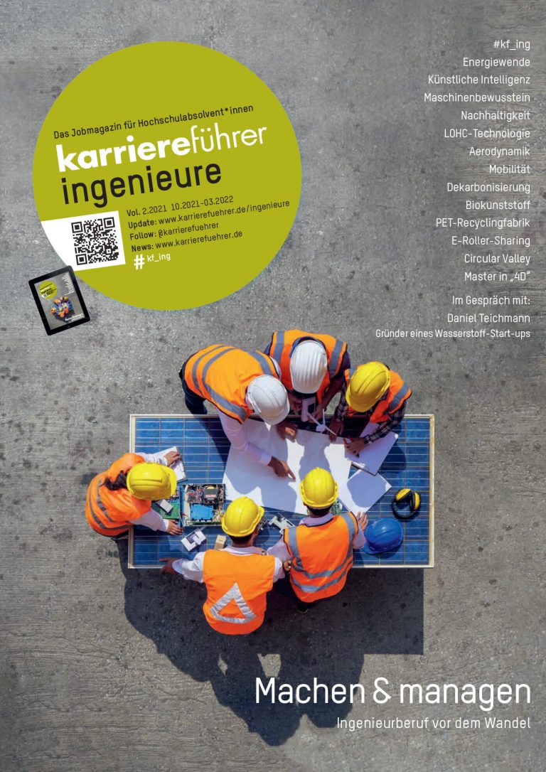E-Paper karriereführer ingenieure 2.2021 – Machen & managen: Ingenieurberuf vor dem Wandel