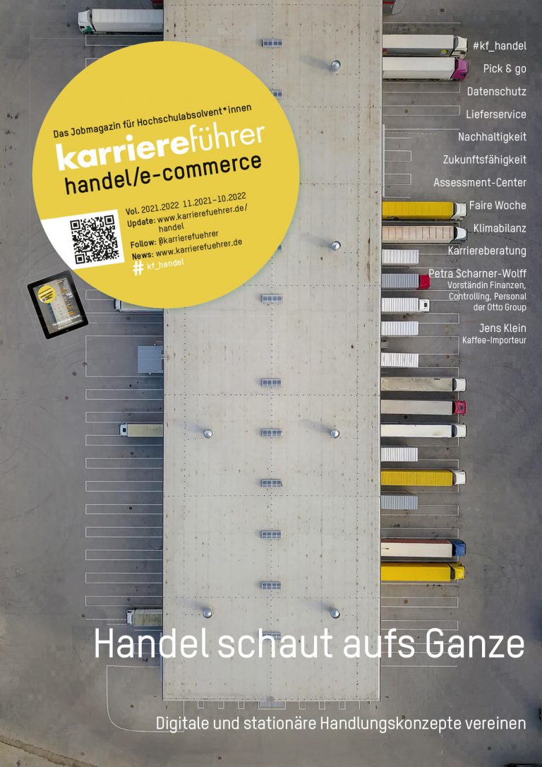 karriereführer handel/e-commerce 2021-2022 – Handel schaut aufs Ganze: Digitale und stationäre Handlungskonzepte vereinen