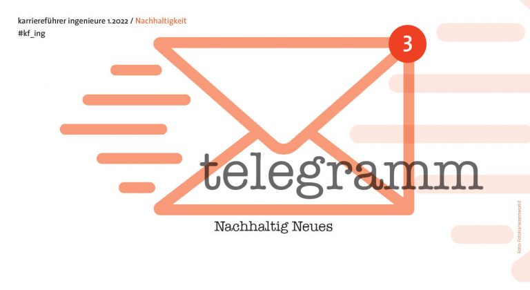 telegramm: Nachhaltig Neues 