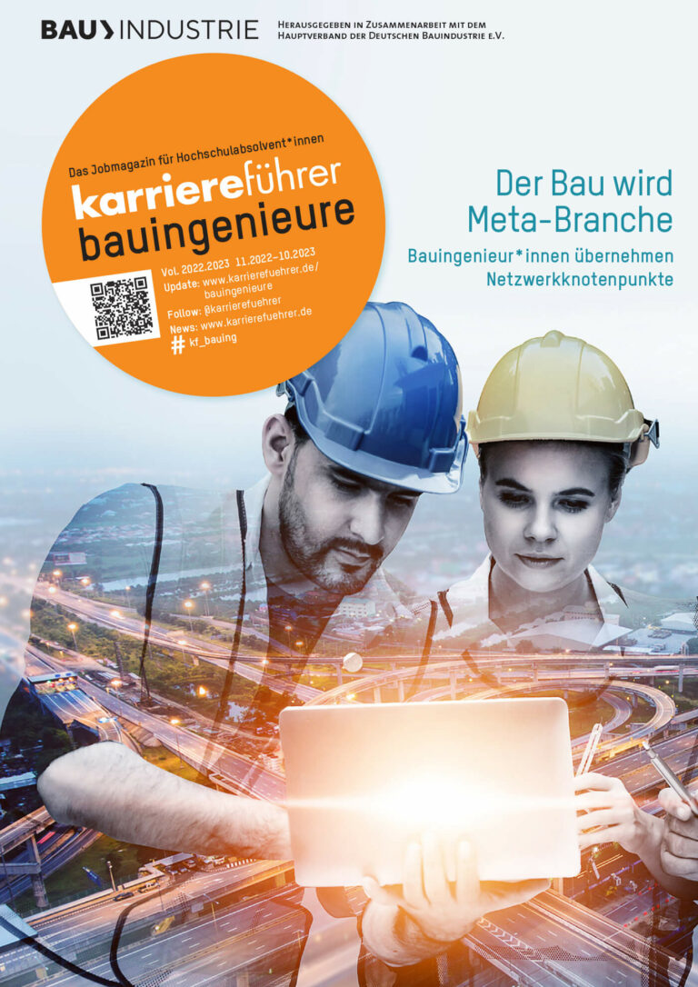 E-Paper karriereführer bauingenieure 2022-2023 – Der Bau wird Meta-Branche