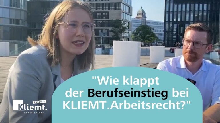 KLIEMT.Arbeitsrecht Part­ner­schaft von Rechts­an­wäl­ten mbB.
