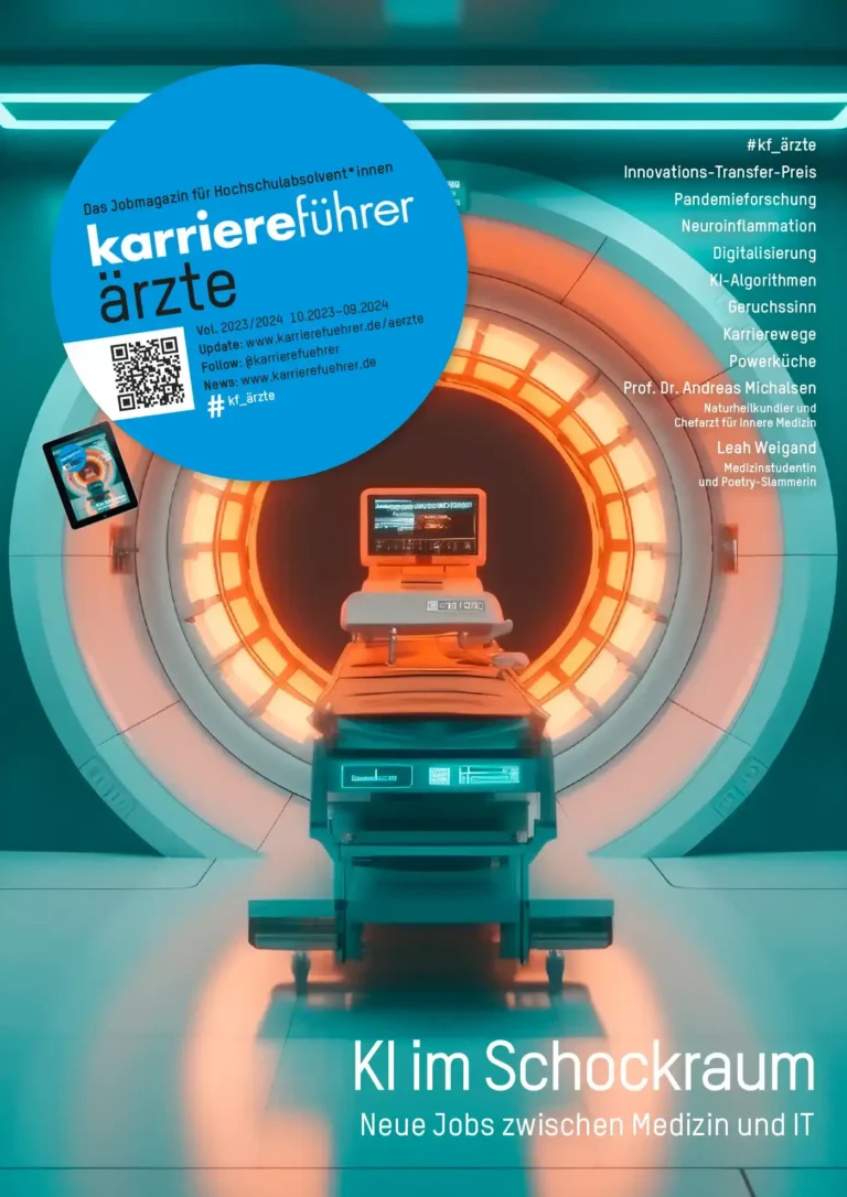 E-Paper karriereführer ärzte 2023.2024 – KI im Schockraum: Neue Jobs zwischen Medizin und IT