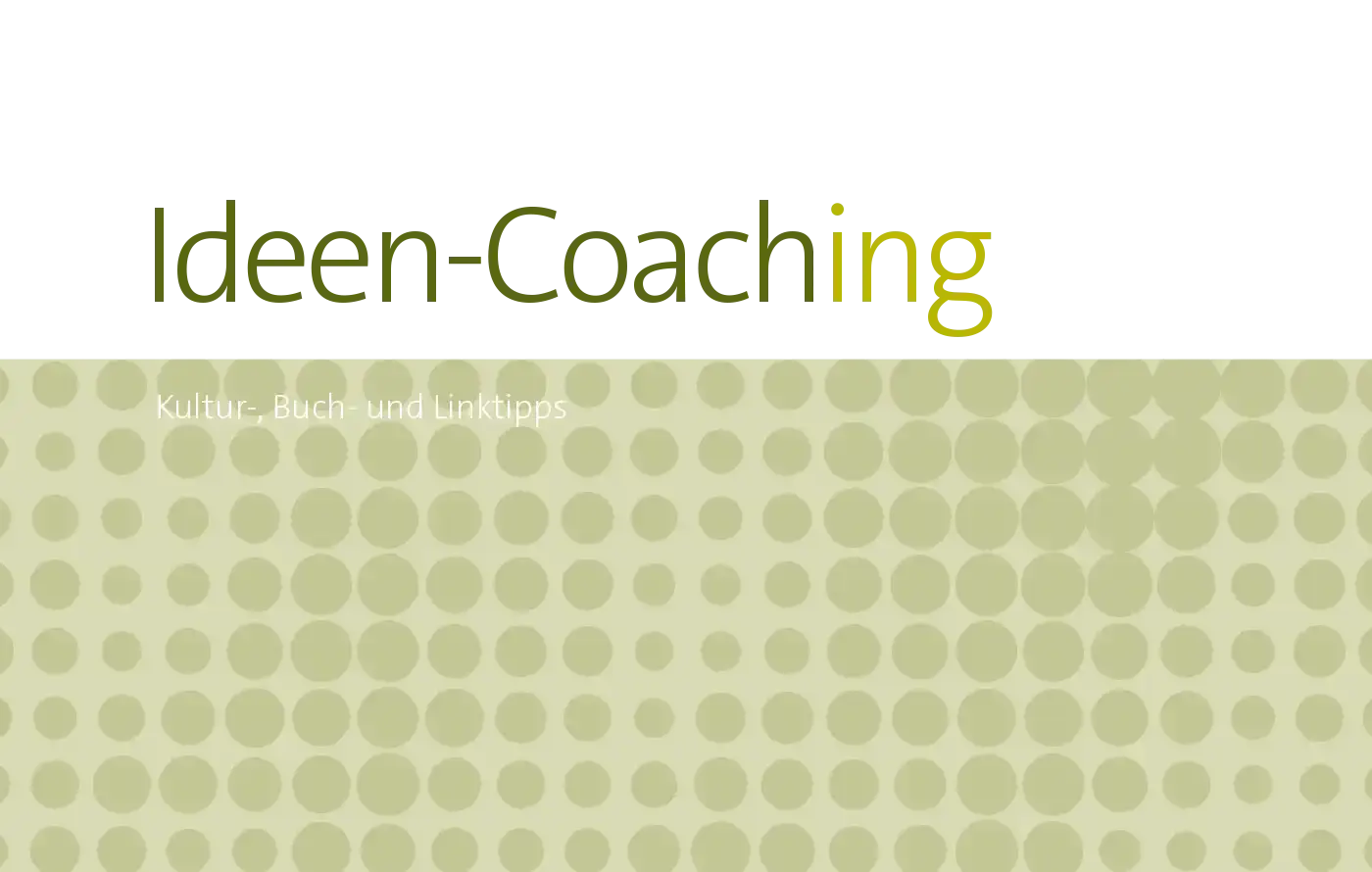 Ideen-Coaching
