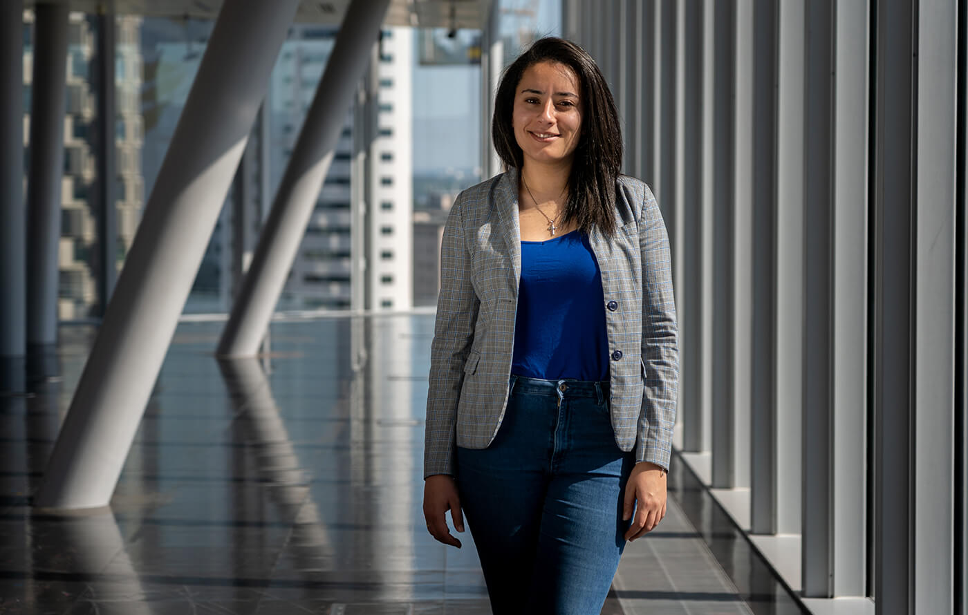 Katrin schätzt die Vorteile des Generationentandems – für die eigene Entwicklung und für die Arbeit, Foto: STRABAG SE