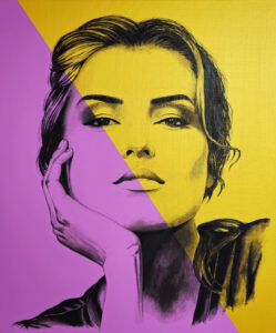 Annika Juds mit Kunstwerk Ganz sicher, Foto: Annika Juds