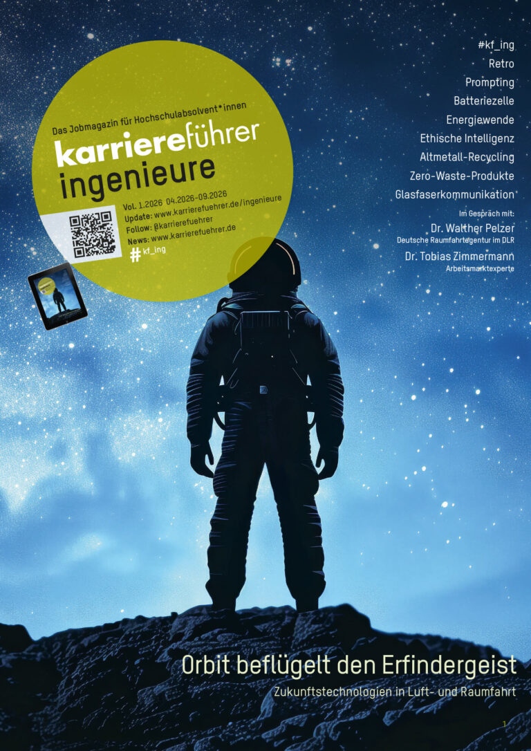 E-Paper karriereführer ingenieure 1.2026 – Zukunftstechnologien in Luft- und Raumfahrt